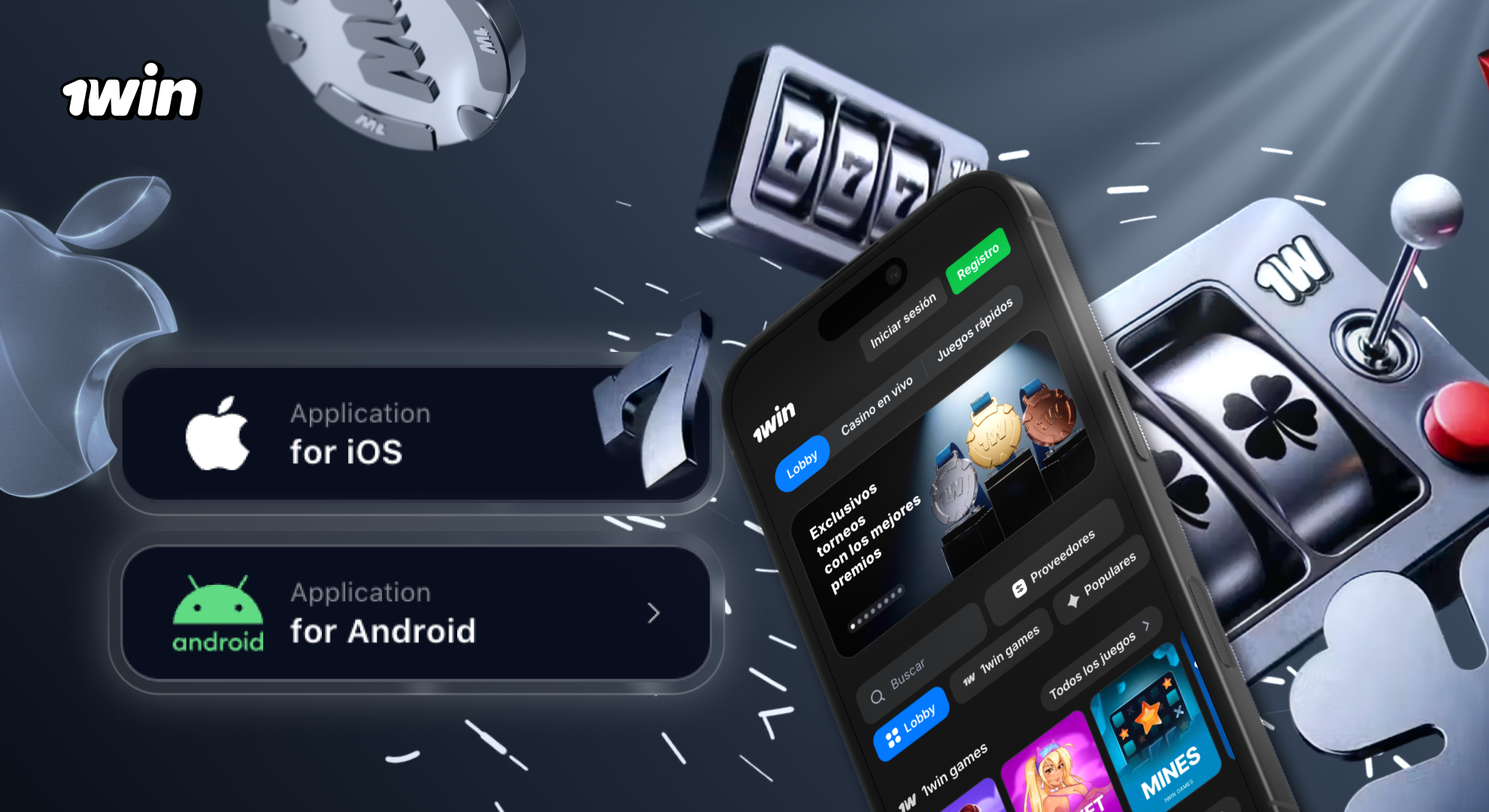 App 1win: apuestas en vivo en deportes con bono del 500%