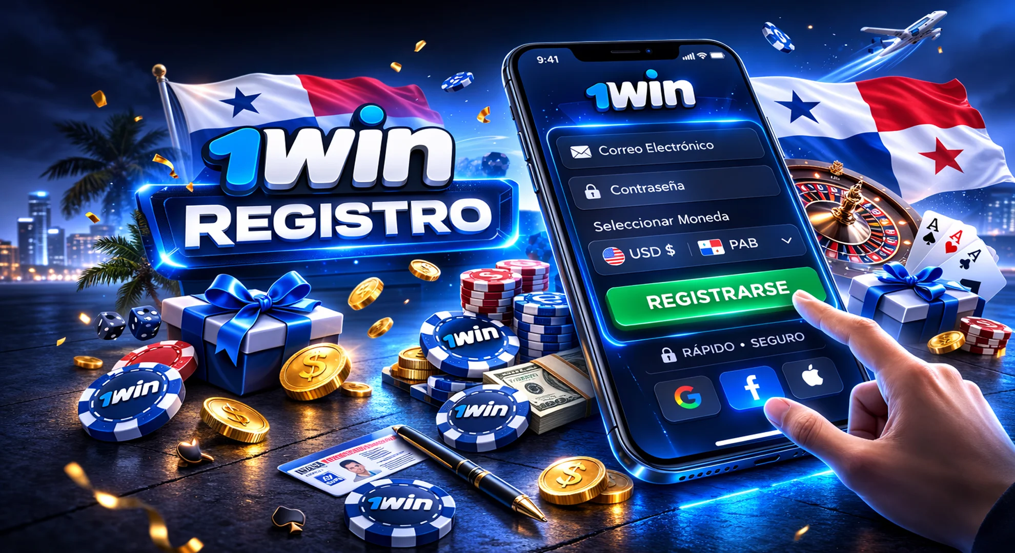 Registro rápido en 1win Panama